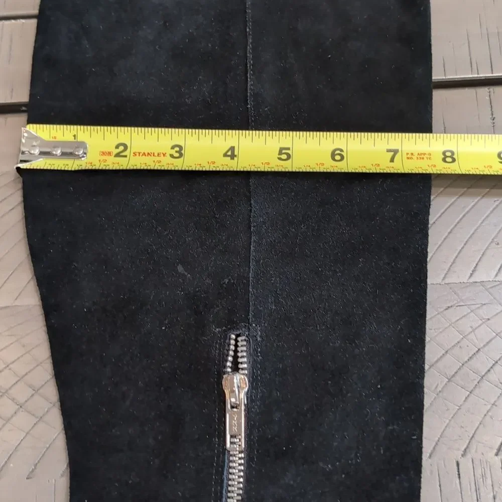 Free People Everly Black Thigh High Boots Womens Size 38